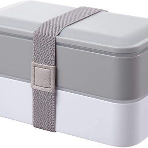 PuTwo 2 Tiers BPA Free with Reusable Cutlery Lunch